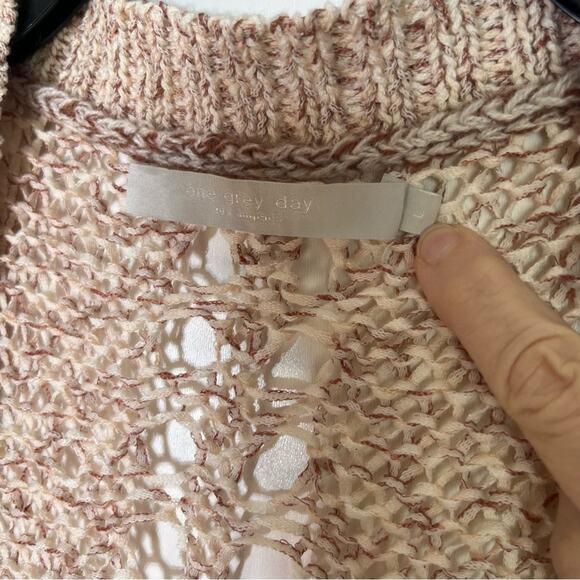 One Grey Day Marta Beach Duster Cardigan Large EUC - Picture 3 of 9